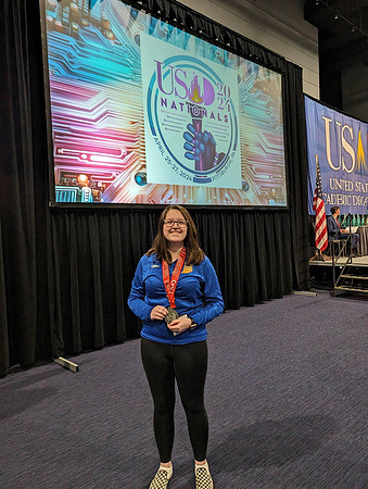 Martinsville Decathlon team at Nationals SILVER MEDAL