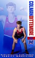 PRINT COLMAN PRINT 2025 SENIOR WRESTLING BANNER TEMPLATE