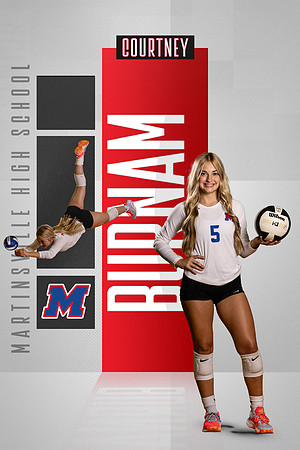 print 2024 courtney volleyball banner template