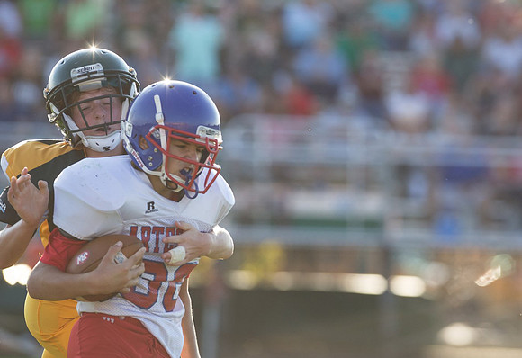 Hunter 8th grade running the ball