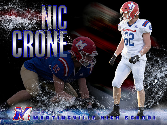 ORDER football yard sign-18x24  CRONE Recovered