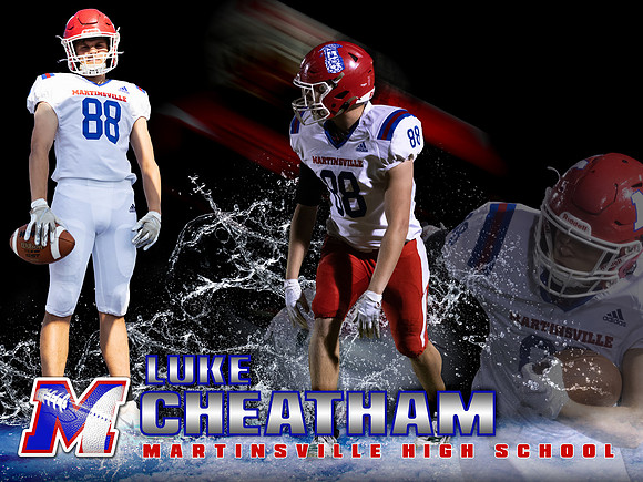 football yard sign LUKE 88-18x24