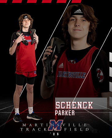 print PARKER 2025 MARTINSVILLE TRACK BANNER