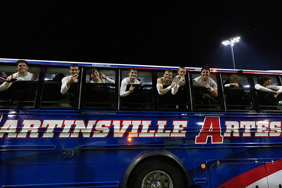 Bus ride around town after Regional Win