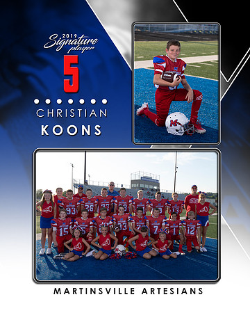 red 5 Christian Koons