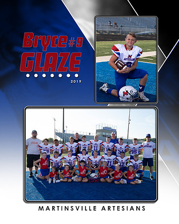 WHITE 9 BRYCE GLAZE PRINT