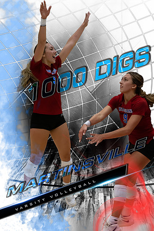 martinsville hs  social volleyball 1000 points