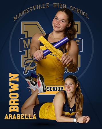 print ARABELLA B 2025 mooresville track banner