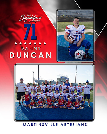 white 71 danny duncan