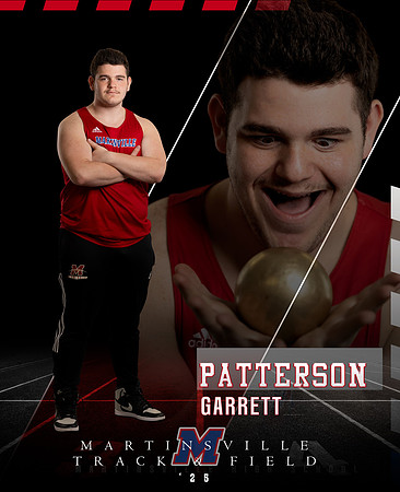 PRINT garrett 2025 MARTINSVILLE TRACK BANNER
