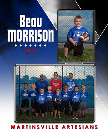 11 blue flag football